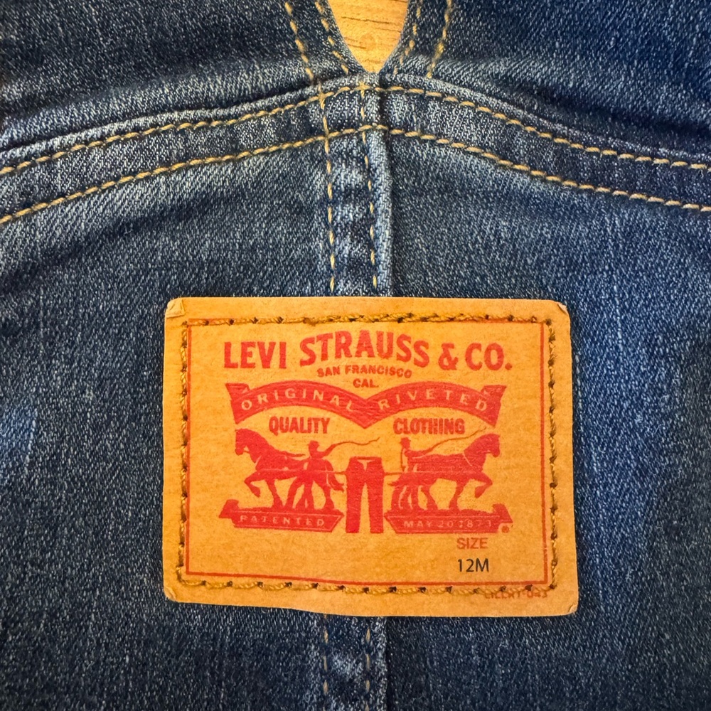 Levi’s 12 Month Denim Overalls Bibs Pants - Picture 5 of 5